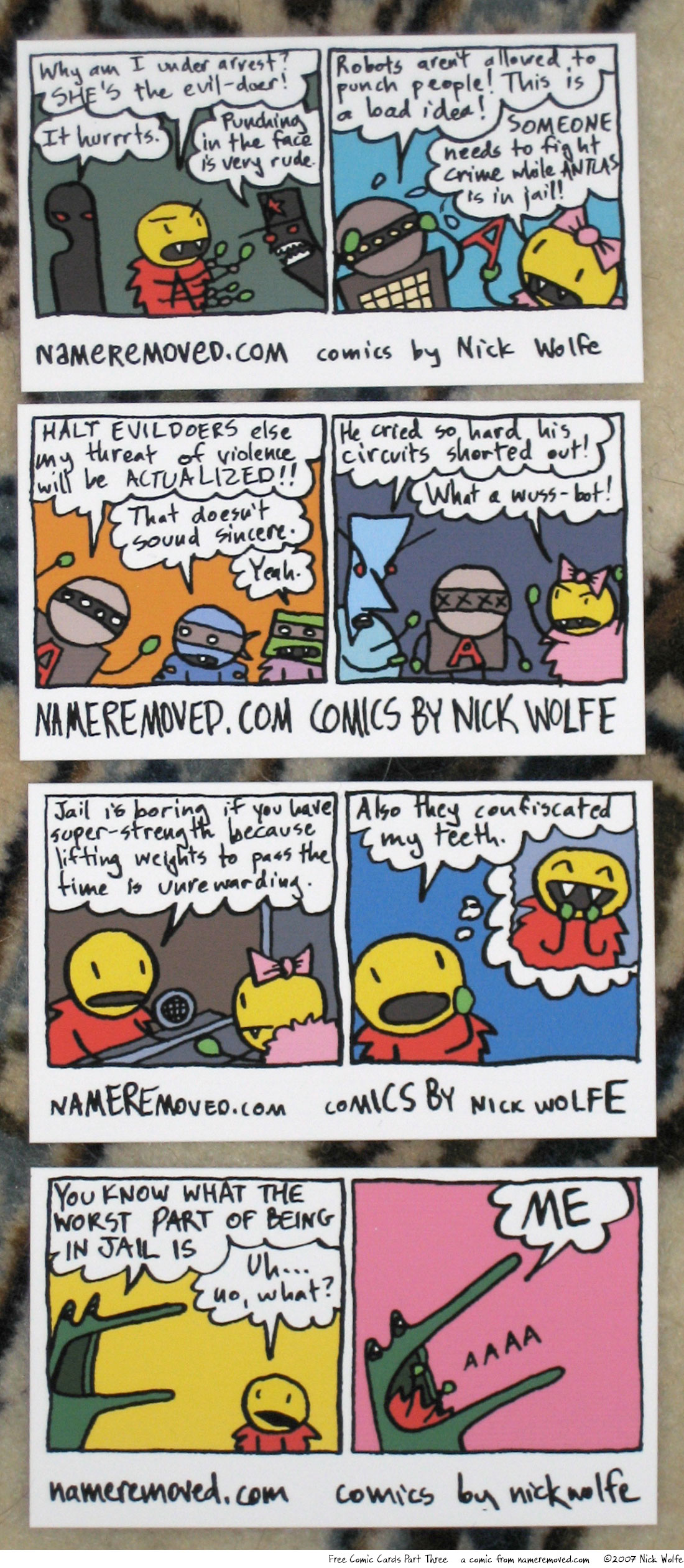 Free Comic Cards Part Three